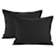 Crosby St. 2-Piece Black Waffle Comforter Set, Twin/Twin XL