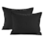 Crosby St. 3-Piece Black Waffle Cotton Comforter Set, King
