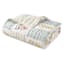 Honeybloom 3-Piece Floral Block Print Gauze Quilt Set, Full/Queen