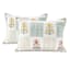 Honeybloom 3-Piece Floral Block Print Gauze Quilt Set, Full/Queen