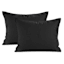 Crosby St. 3-Piece Black Waffle Quilt Set, King