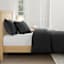 Crosby St. 3-Piece Black Waffle Quilt Set, King
