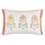Honeybloom Floral Embroidered Throw Pillow with Flange, 14x20
