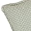 Honeybloom Green Slub Throw Pillow With Fringe, 18"