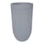 Japi Dark Grey Flute Tall Outdoor Planter, Large