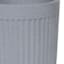 Japi Dark Grey Flute Tall Outdoor Planter, Large