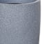Japi Charcoal Slim Conic Outdoor Planter, Medium
