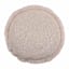 Found & Fable Taupe Knitted Round Throw Pillow with Fringe, 16"