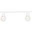 100-Count LED G30 Globe String Lights with White Wire