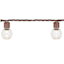 30-Count LED G40 Globe String Lights with Brown Wire