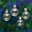 15-Count Solar Led G40 Globe String Light Green Wire