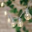 100-Count LED G30 Globe String Lights with Grey Wire