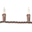 100-Count Warm White LED Mini Lights with Brown Wire