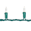 100-Count Warm White LED Mini Lights with Green Wire