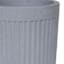 Japi Dark Grey Tall Fluted Outdoor Planter, Large