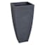 Japi Slim Square Modern Outdoor Planter, Small