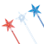 LED Patriotic Shooting Star Lawn Stakes, Set of 3
