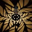 Solar Laser Cut Leaves Lantern Pathway Light