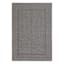 (E195) Crosby St. Santorini Grey & Natural Woven Indoor & Outdoor Area Rug, 7x10
