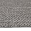 (E195) Crosby St. Santorini Grey & Natural Woven Indoor & Outdoor Area Rug, 7x10