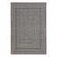 (E195) Crosby St. Santorini Grey & Natural Woven Indoor & Outdoor Accent Rug, 3x5