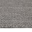 (E195) Crosby St. Santorini Grey & Natural Woven Indoor & Outdoor Accent Rug, 3x5