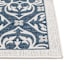 (E308) New Zealand Cobalt Blue Woven Indoor & Outdoor Area Rug, 5x7