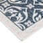 (E308) New Zealand Cobalt Blue Woven Indoor & Outdoor Area Rug, 5x7