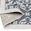 (E308) New Zealand Cobalt Blue Woven Indoor & Outdoor Area Rug, 5x7