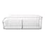 3-Section Clear Storage Bin, Large