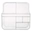 3-Section Clear Storage Bin, Large