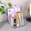 3-Section Clear Storage Bin with Holder