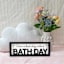 Bath Day Plaque, 12x4