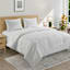 Crosby St. 2-Piece White Washed Cotton Waffle Comforter Set, Twin/Twin XL