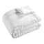 Crosby St. 3-Piece White Washed Cotton Waffle Comforter Set, Full/Queen