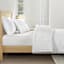 Crosby St. 3-Piece White Washed Cotton Waffle Comforter Set, Full/Queen