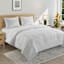 Crosby St. 3-Piece White Washed Cotton Waffle Comforter Set, King