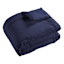 Crosby St. 3-Piece Navy Blue Washed Cotton Waffle Comforter Set, King