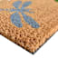 Multi-Colored Dragonfly Coir Mat, 18x30
