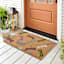 Multi-Colored Dragonfly Coir Mat, 18x30