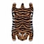 Tiger Shaped Coir Mat, 18x30