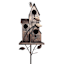 Bronze Birdhouse Yard Stake, 53"