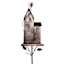 Bronze Birdhouse Yard Stake, 53"