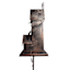 Bronze Birdhouse Yard Stake, 53"