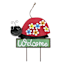 Garden Ladybug Yard Stake, 12.6x13.4