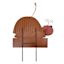 Garden Ladybug Yard Stake, 12.6x13.4
