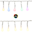 60-Count LED Color Change Frosted G14 Globe String Lights, 9 Functions