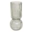Green Bottom Bubble Ribbed Vase, 9"