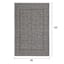 (E195) Santorini Border Outdoor Area Rug, 9x12