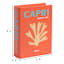Medium Orange Capri Book Box, 8.5x6.5x2.2